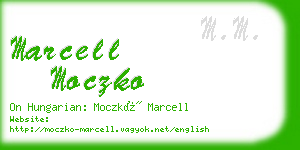 marcell moczko business card